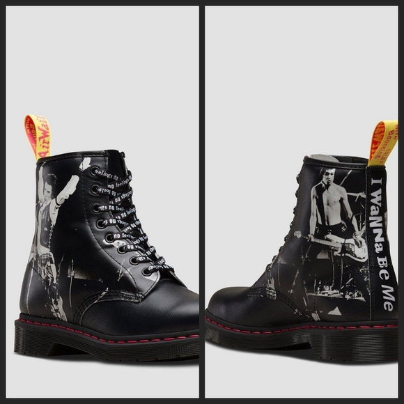 Dr. Martens Sex Pistols Vicious Size USL 10 USM9 UK8 EU42  Pre-owned - Picture 6 of 15